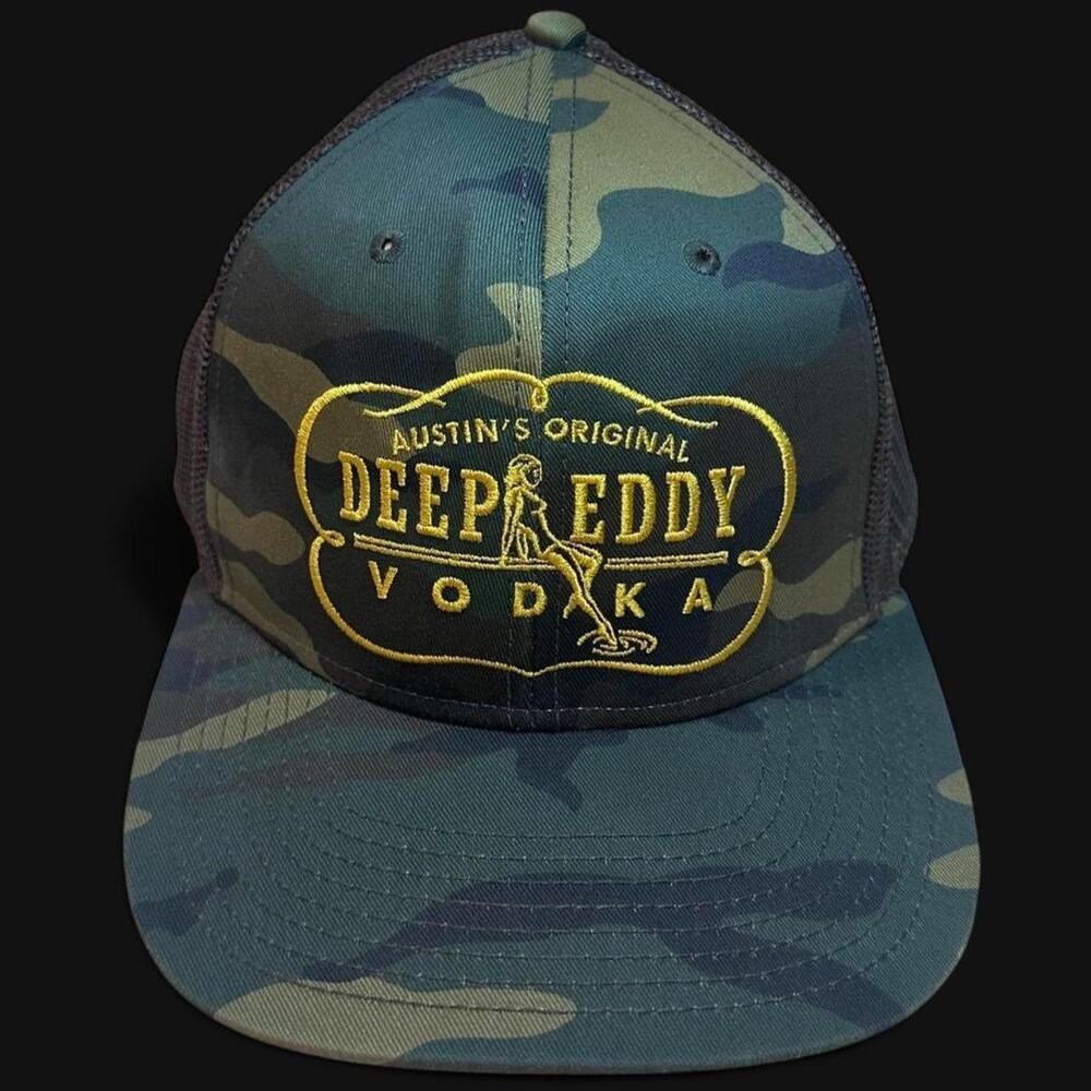 Deep eddy vodka camo snapback
